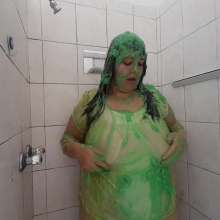Darkabyss445: White Shirt Trashed with Thick Gunge