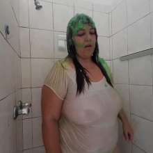 Darkabyss445: White Shirt Trashed with Thick Gunge Clean Up