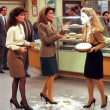 skirtpie: 80's sitcom Pie Shop
