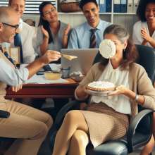 skirtpie: Office pie in the face