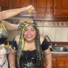 Wam Bagheera Studio: Butter Eggs and Flour Party for Messy Hair Lovers