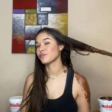 Wam Bagheera Studio: Cute Jahnna and Moana Nutella Hair Treatment