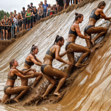 Bobographer: 'Mud Mountain' beach game show--round Three