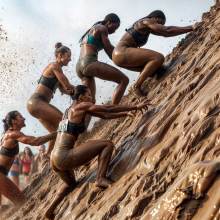 Bobographer: 'Mud Mountain' beach game show--round Three