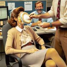 skirtpie: Office pie in the face