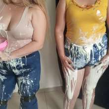 Hikari-Studio-Wam: Filling Pants with Luciana, Paoli and Charlotte