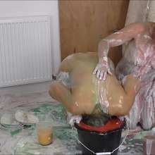 RevSlymsford: Girlfriend + Her Bff Sexy Messy Show + Fake Cum Shower