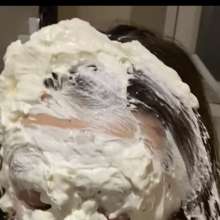 Galactico91: The wife gets pied!