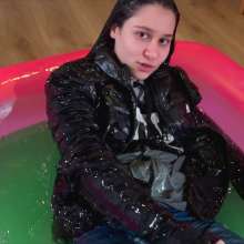 Your Wet Cat: I'm Slippery in a Full Pool of Slime and Fully-clothed