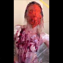RevSlymsford: Jade Films Kaydens Trashing: Frosting, Pie Filling + Slime