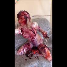 RevSlymsford: Jade Films Kaydens Trashing: Frosting, Pie Filling + Slime