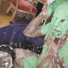 messybadger: MB Pied and Slimed