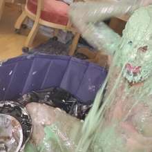 messybadger: MB Pied and Slimed