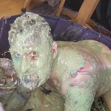messybadger: MB Pied and Slimed