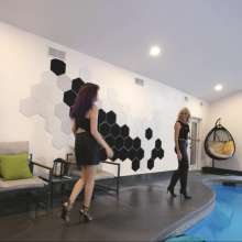 WetlookFashion: Mom and Daughter Hit the Pool in Leather Outfits