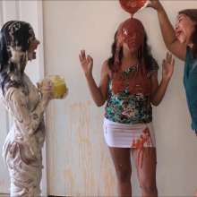 RevSlymsford: Naked Rosy Takes Chocolate + Pies Then Gets Revenge On Ana