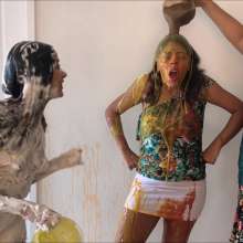 RevSlymsford: Naked Rosy Takes Chocolate + Pies Then Gets Revenge On Ana