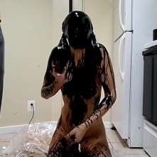 Slimed Models: Nicole Tar and Feathered Naked
