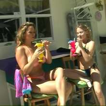 wamtec: Pool Wrestling--Christina Carter Vs Sandy Knight