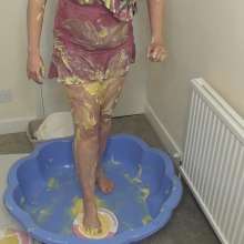 WAMfuns Messy Forfeits: Sophia Trashes Her Dress With Pies