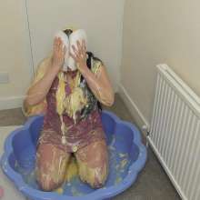 WAMfuns Messy Forfeits: Sophia Trashes Her Dress With Pies