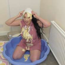 WAMfuns Messy Forfeits: Sophia Trashes Her Dress With Pies