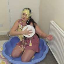 WAMfuns Messy Forfeits: Sophia Trashes Her Dress With Pies