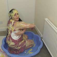 WAMfuns Messy Forfeits: Sophia Trashes Her Dress With Pies