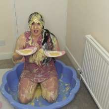 WAMfuns Messy Forfeits: Sophia Trashes Her Dress With Pies