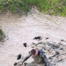 TedTheMenace: Teds First Mud Pool Fun