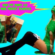 Slime Genesis: Use My Body As Your Messy Canvas!