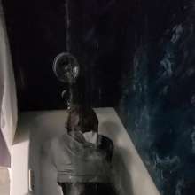 Wet Orchid: Wet Jennie Takes a Hot Soapy Shower in Hoodie, Jeans, + More