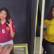 RevSlymsford: 2 Gungetanks: Venezuela V Brazil Footy Vote: Jenny V Heidi
