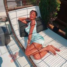 WetlookFashion: Amy Gets Wet in a Sexy Mini Dress and Heels