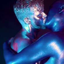 KohbaltPup: Blue and Silver Sex