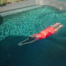 WetlookFashion: Casey Gets Wet in A Sexy Silk Dress