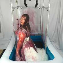 CheekyLuna: CheekyLuna Destroys Her Wedding Dress In Gunge Tank