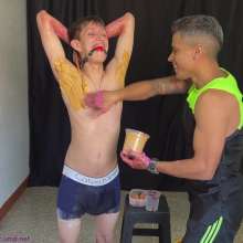 RevSlymsford: Chris's WAM Date Ballgag Pies, Slime +++ Fun With Sebastian