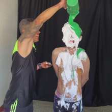 RevSlymsford: Chris's WAM Date Ballgag Pies, Slime +++ Fun With Sebastian