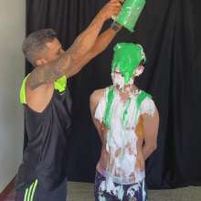 RevSlymsford: Chris's WAM Date Ballgag Pies, Slime +++ Fun With Sebastian