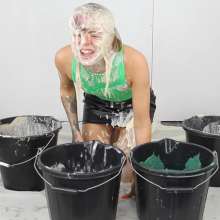 Jeremy Custard: Disgusting Head Dunking with April
