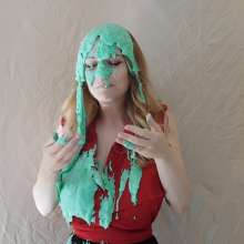 Slimed Models: Eliza's First Green Sliming