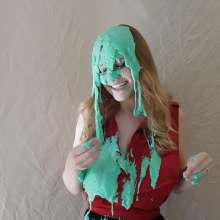Slimed Models: Eliza's First Green Sliming