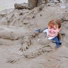 DungeonMasterOne: Fidelity and Miss Abigail in a Waterproofs Mud Romp!