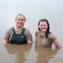DungeonMasterOne: Fidelity and Miss Abigail in a Waterproofs Mud Romp!