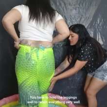 Hikari-Studio-Wam: Filling Miriam's Fluorescent Leggings