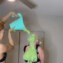 Slimed Models: Four Babe Slime Party, Includes 5 Videos!