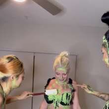 Slimed Models: Four Babe Slime Party, Includes 5 Videos!