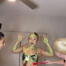 Slimed Models: Four Babe Slime Party, Includes 5 Videos!