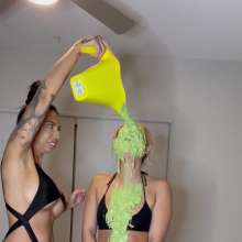 Slimed Models: Four Babe Slime Party, Includes 5 Videos!